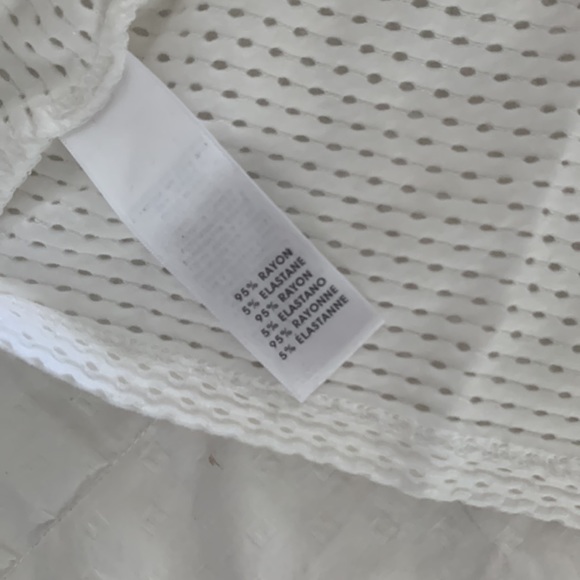 WORTH‎ Perforated Pullover Square neck Top. S - Picture 9 of 9